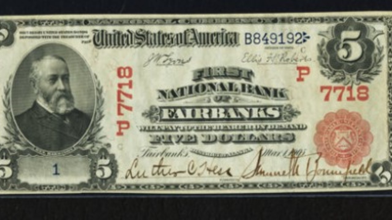1902 Alaska $5 Note