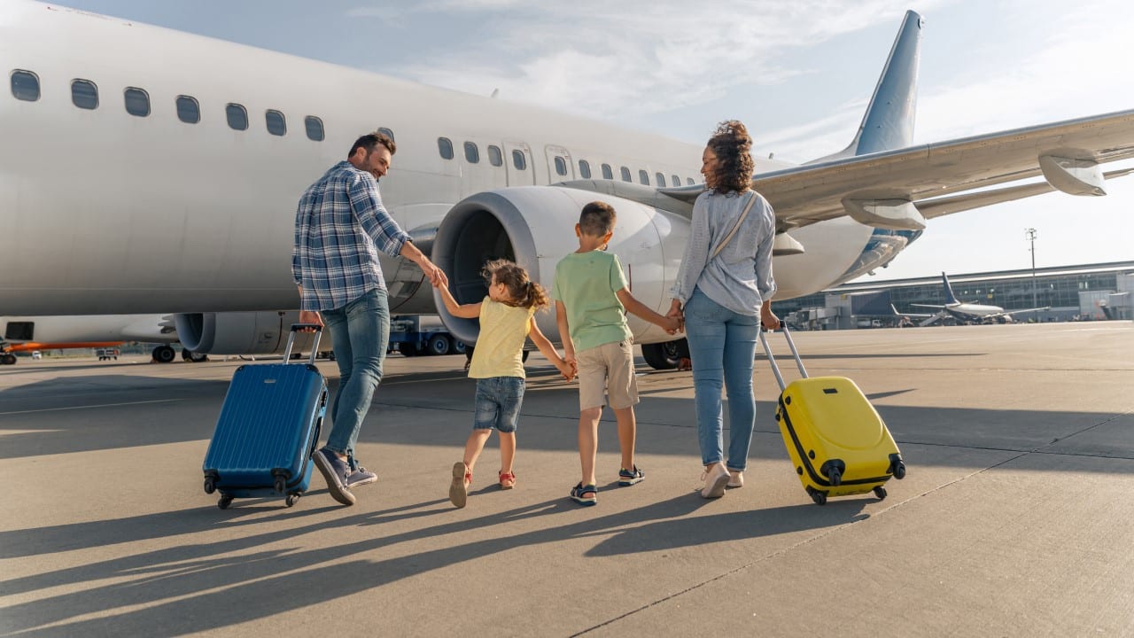 Parent taking kids on expensive trip