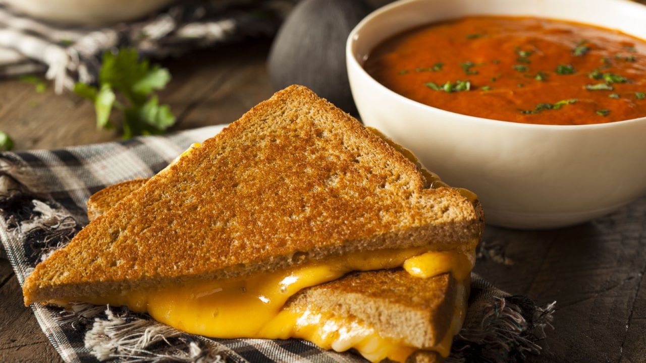 Grilled Cheese and Tomato Soup