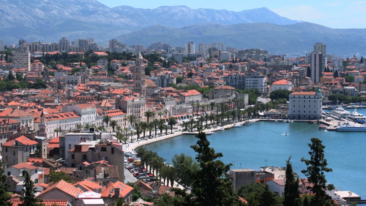 Split, Croatia View from Marjan Hill