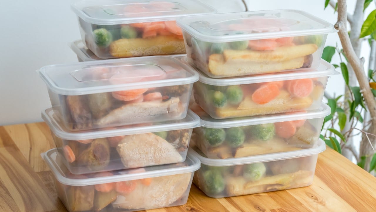 Food in containers food in bulk