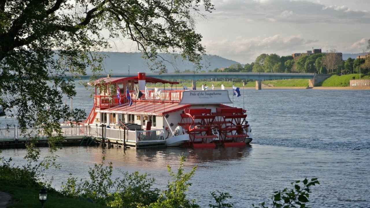 Pride of the Susquehanna riverboat on the Susquehanna River, Harrisburg, PA
