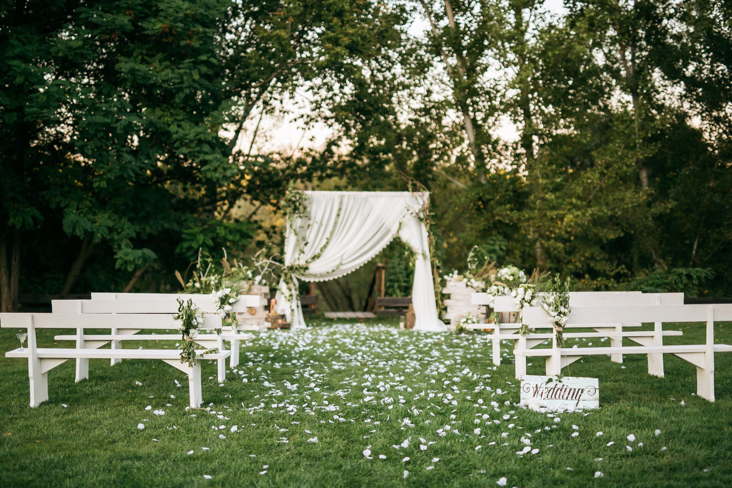 Backyard wedding