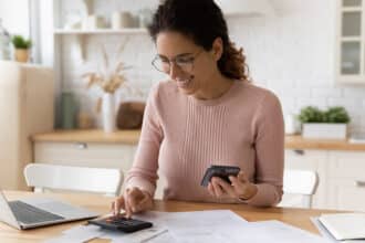 40 year old woman working on estate planning