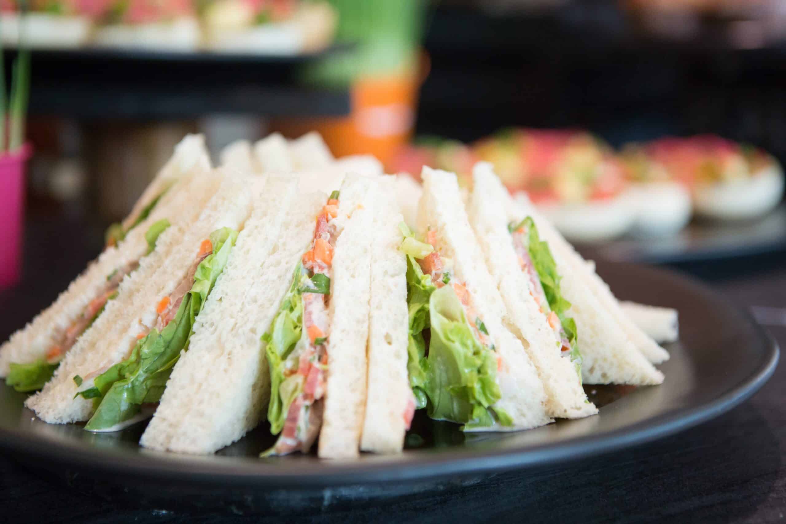 sandwiches for wedding food