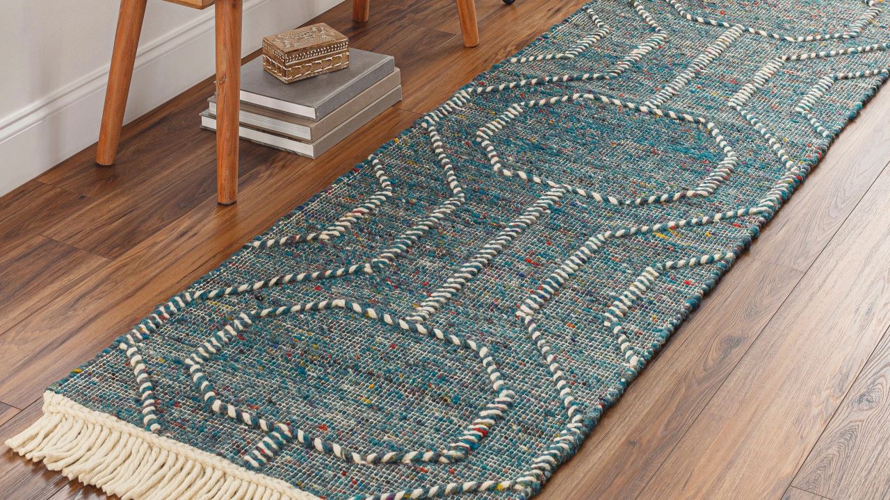 Rug on hardwood