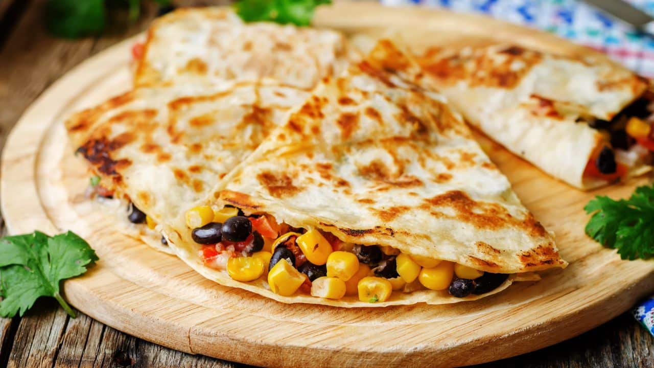 Vegetarian quesadilla