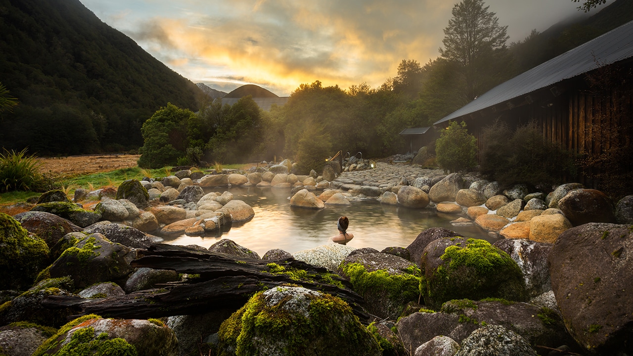 Maruia Hot Springs in New Zealand