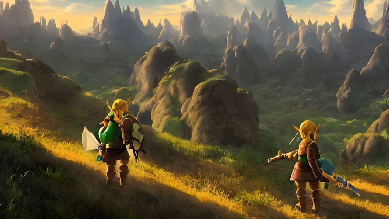 The Legend of Zelda video game.