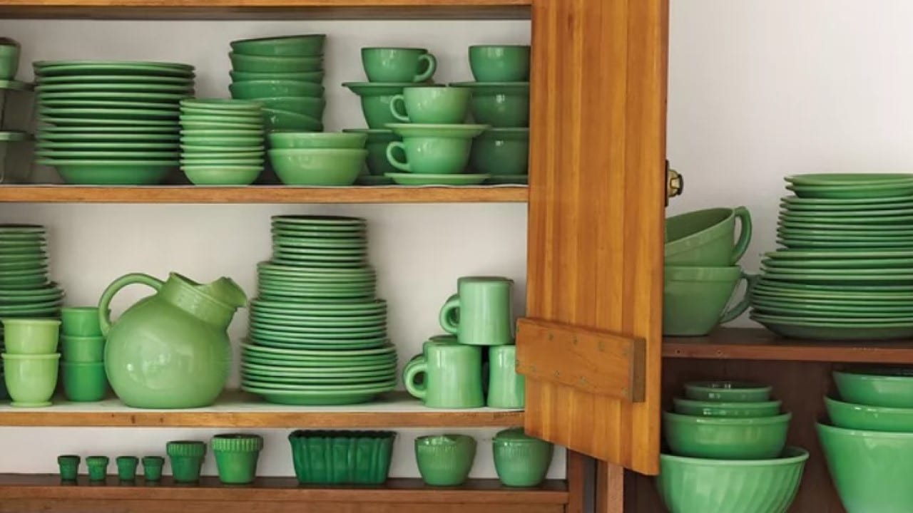 Martha Stewart's Jadeite Dish Collection