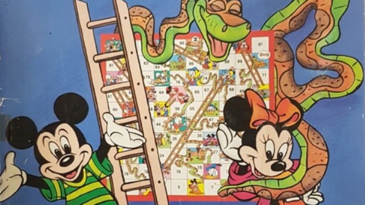 Mickey Mouse Snakes and Ladders