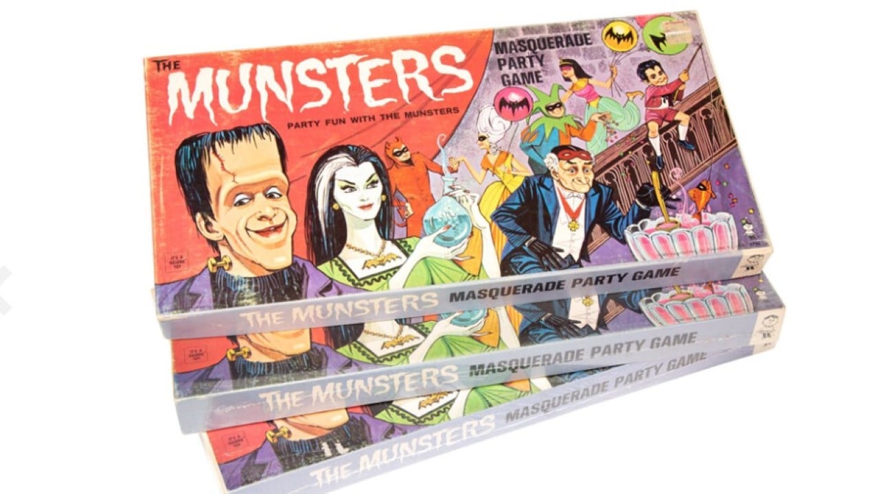 Munsters Masquerade Party Vintage Board Game (1964)