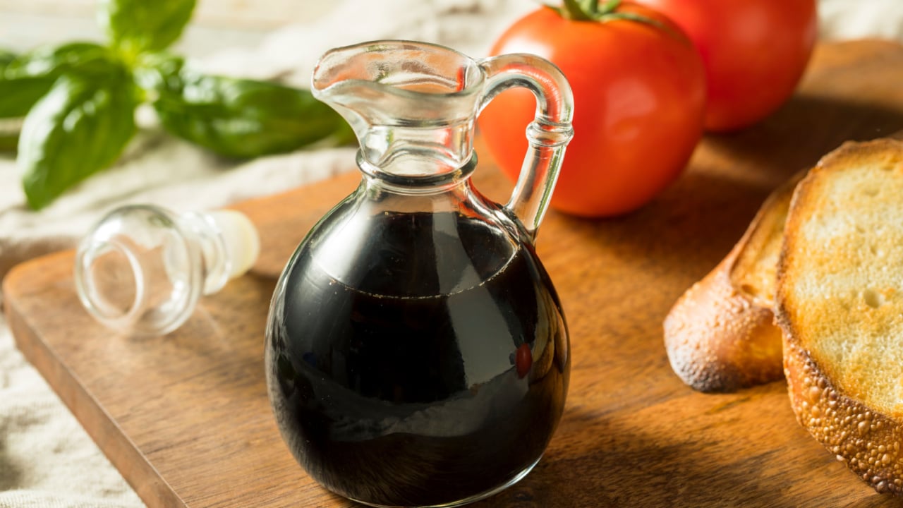 Black Balsamic Vinegar in a Bottle