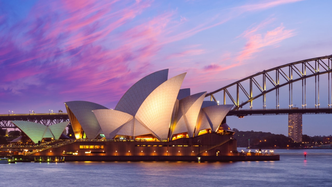 The Sydney Harbour Bridge is a steel through arch bridge in Sydney, New South Wales, Australia