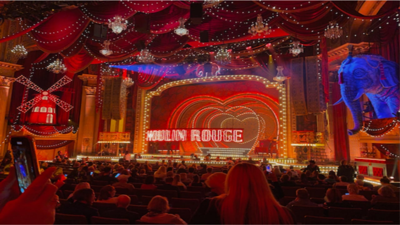 Moulin Rouge is a cabaret in Paris, on Boulevard de Clichy, at Place Blanche